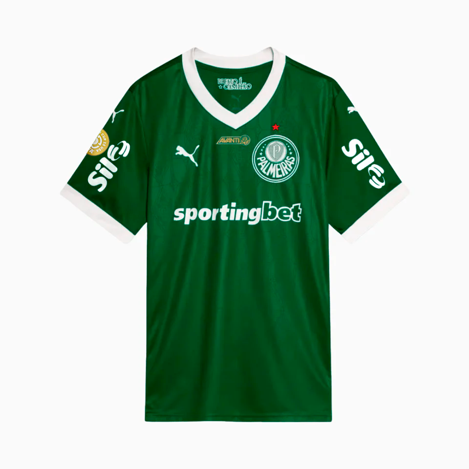 Camisa Puma Palmeiras 2025/26 I Com Patrocínios