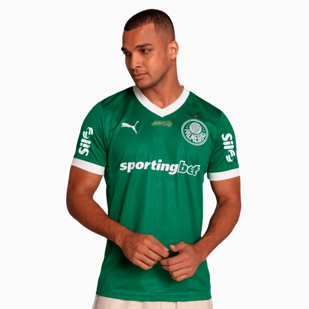 Camisa Puma Palmeiras 2025/26 I Com Patrocínios