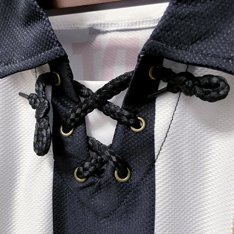 Camisa Atlético Mineiro Centenário Retrô 2008 Preta e Branca - Lotto