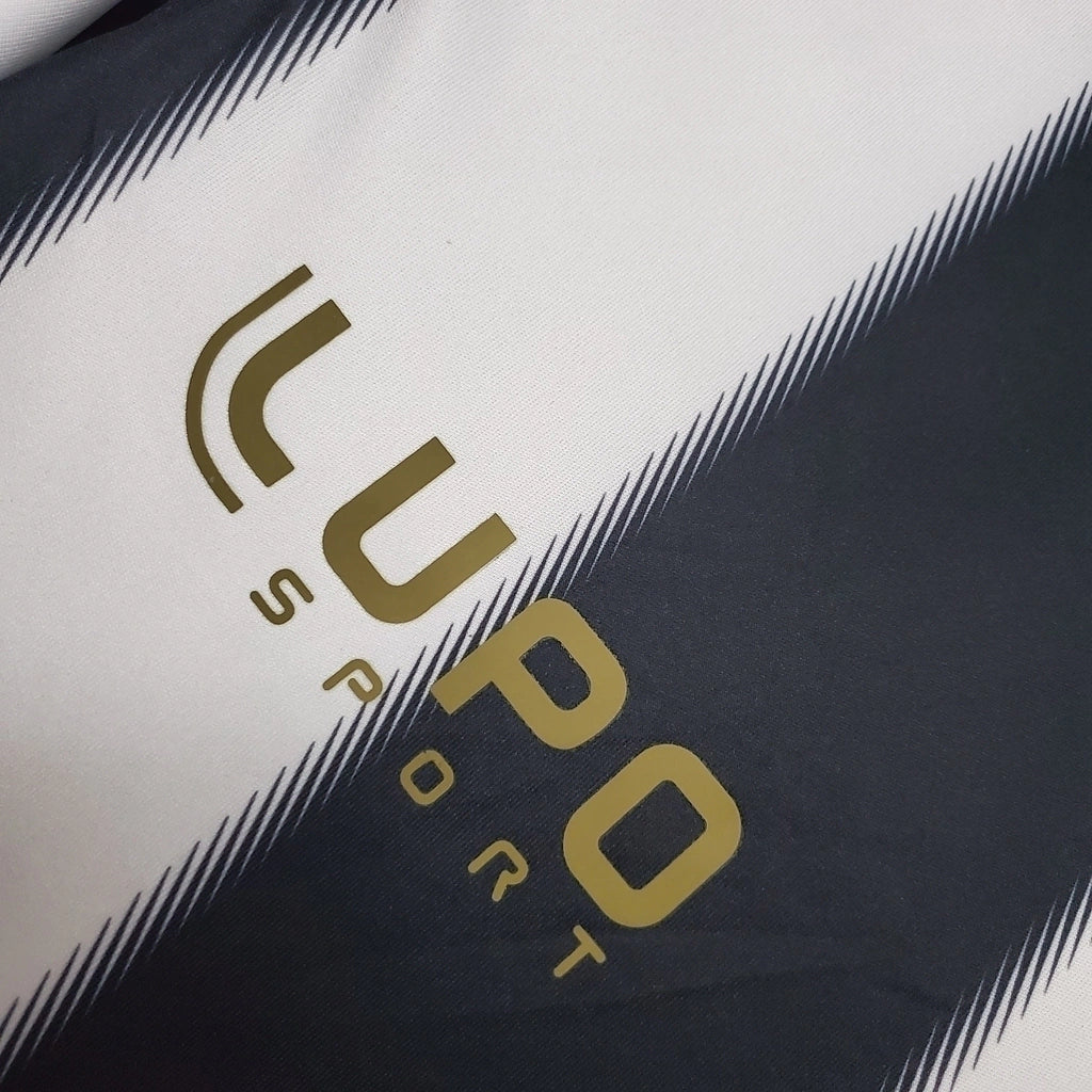 Camisa Atlético Mineiro Home Retrô 2013 Patch da Libertadores - Preta e Branca - Lupo