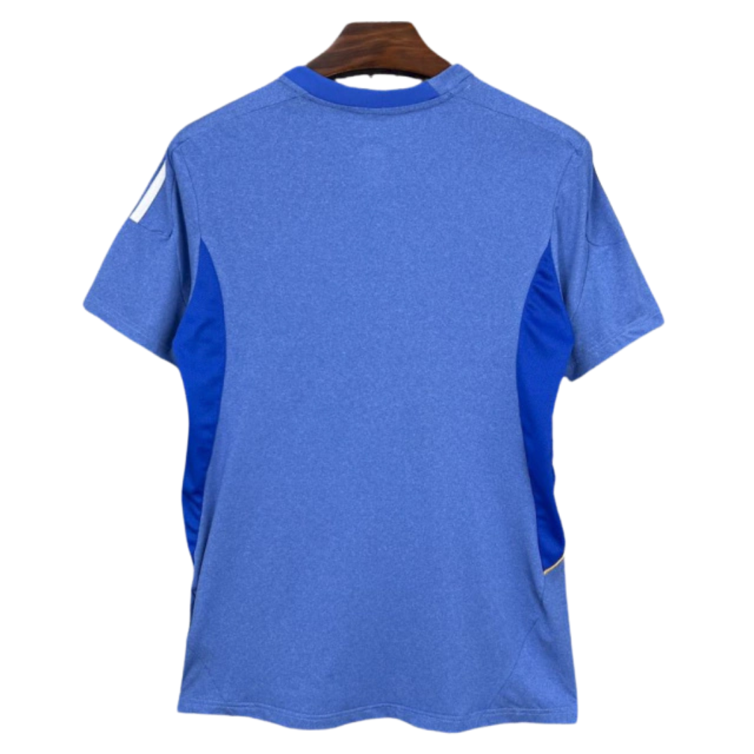 Camisa Retrô Real Madrid Adidas 2013/14 Masculino  Azul