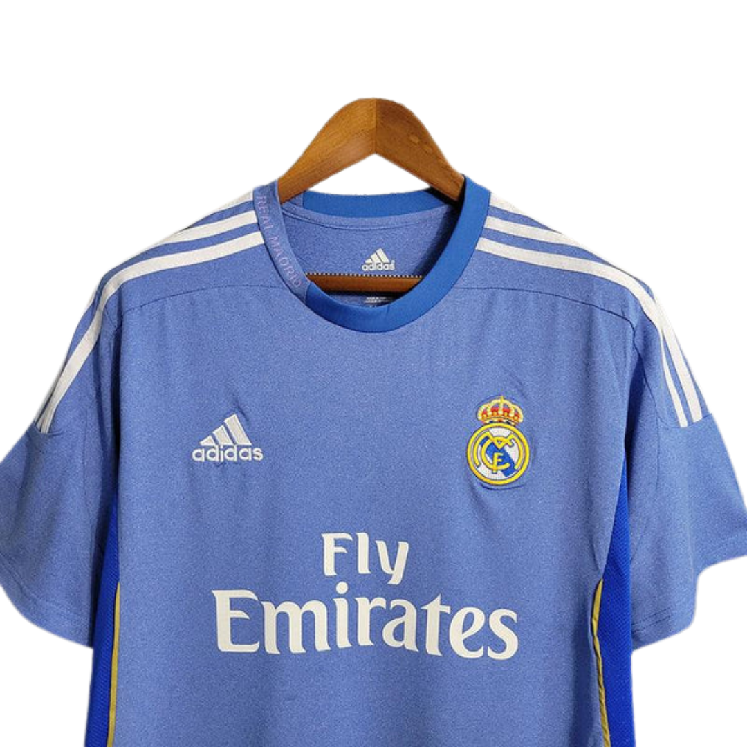 Camisa Retrô Real Madrid Adidas 2013/14 Masculino  Azul