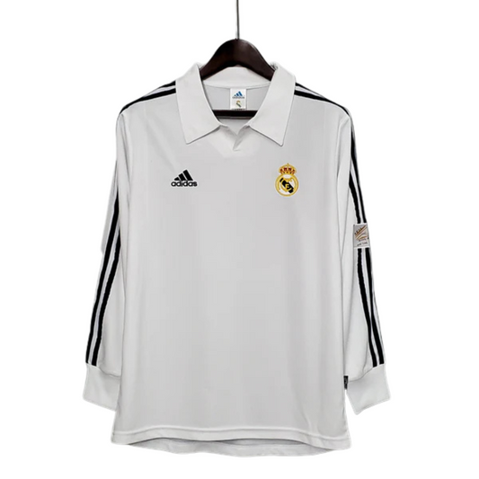 Camisa Manga Longa Real Madrid 2002 Adidas - Branco