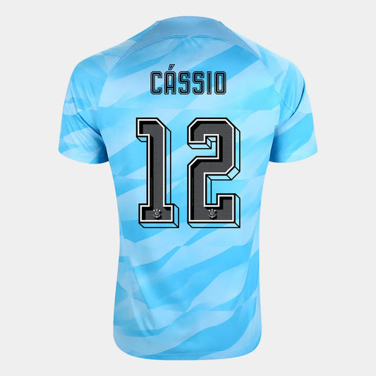 Camisa Goleiro Corinthians 2023/24 "Cássio 12" Azul