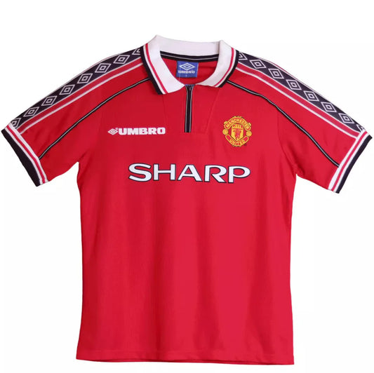 Camisa Retrô Manchester United Home 1998/99 Nike Masculino - Vermelho