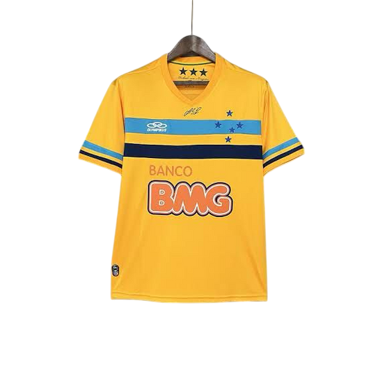 Camisa Cruzeiro Goleiro Retrô 2014/15 Amarela - Olympikus