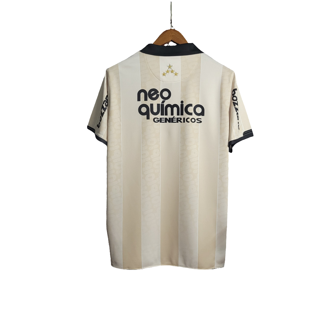 Camisa Corinthians Retrô 100 Aniversário Nike Masculina - Bege