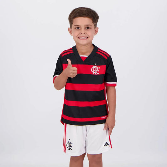 Conjunto Infantil Adidas Flamengo 2024 I