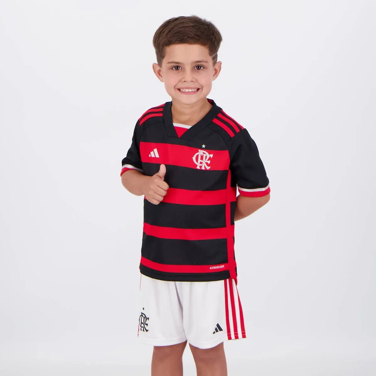 Conjunto Infantil Adidas Flamengo 2024 I
